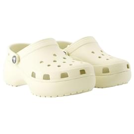 Autre Marque-Classic Platform Sandals - Crocs - Thermoplastic - Beige-Other
