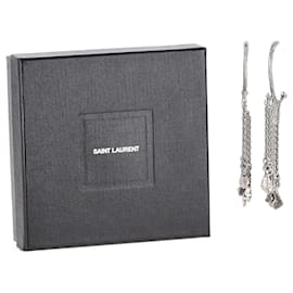 Saint Laurent-Saint Laurent Marrakech Ear Cuff aus silbernem Metall-Silber