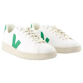 Veja-Sneaker Urca - Veja - Pelle sintetica - Bianco Emeraud-Bianco
