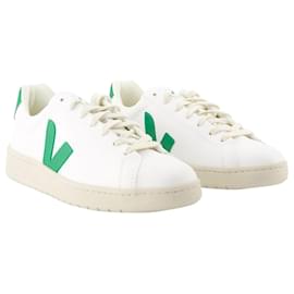 Veja-Urca Sneakers – Veja – Kunstleder – Weiß Emeraud-Weiß