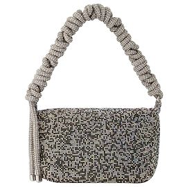 Donna Karan Crystal Mesh Bag - Kara - Polyester - Black Pixel Black