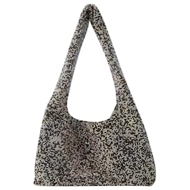 Donna Karan-Crystal Mesh Armpit Bag - Kara - Polyster - Black Pixel-Black