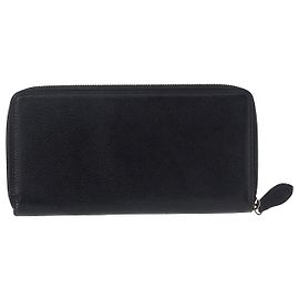 Portafoglio da viaggio Mulberry Zip Around in pelle nera Nero