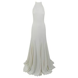 Stella Mc Cartney Stella McCartney Magnolia Halter Gown White