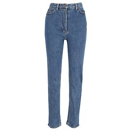 Pantalones vaqueros de pernera recta The Row en algodón azul Azul