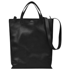 Apc Maiko Medium Bag in Black Leather Black