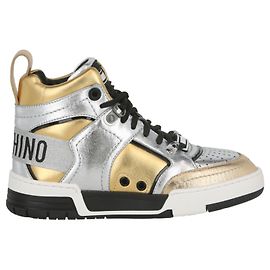 Moschino Sneakers Alte Con Dettaglio Logo Altro