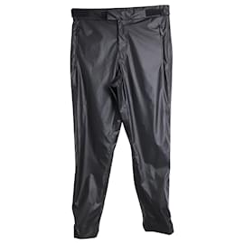 Prada-Prada Black Linea Rossa Technical Pants in Black Nylon-Black