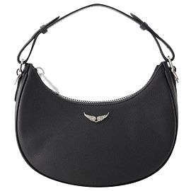 Borsa Hobo Moonrock Grained - Zadig & Voltaire - Pelle - Nera Nero