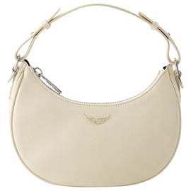 Zadig & Voltaire-Sac Hobo Grainé Moonrock - Zadig & Voltaire - Cuir - Blanc-Blanc