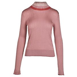 Gestreifter Rollkragenpullover von Bottega Veneta Andere