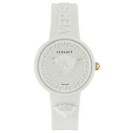 Versace Medusa Pop Silikonuhr Weiß