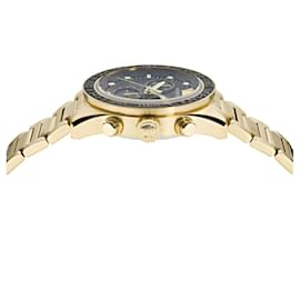Versace-Versace Greca Dome Chrono Bracelet Watch-Golden,Metallic