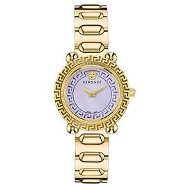 Reloj Versace Greca con pulsera torcida Dorado Metálico