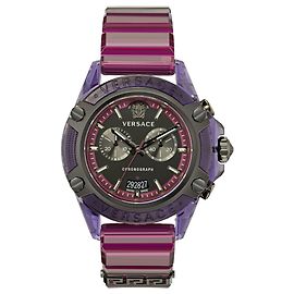 Versace Icon Montre chronographe active Violet