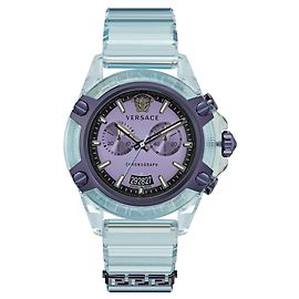 Versace Icon reloj cronógrafo activo Azul