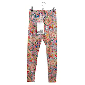 Love Moschino-Un pantalon, leggings-Multicolore