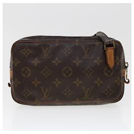 Louis Vuitton-LOUIS VUITTON Monogramm Marly Bandouliere Umhängetasche M.51828 LV Auth 43385-Monogramm