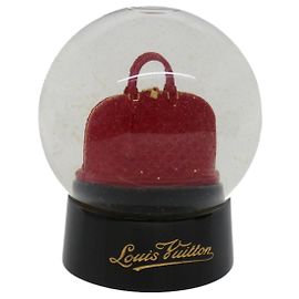 LOUIS VUITTON Snow Globe Alma Exclusive LV VIP Clear Red LV Auth 42976 Red Other