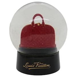 Louis Vuitton-LOUIS VUITTON Schneekugel Alma Exclusive LV VIP Clear Red LV Auth 42976-Rot,Andere