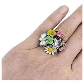 Dior-Dior ring, "Diorette", WHITE GOLD, E-mail, aquamarine and diamond.-Other