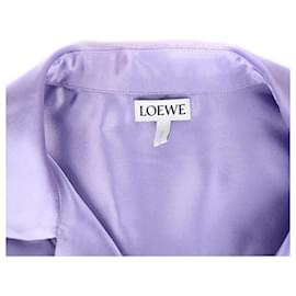 Loewe-Camiseta LOEWE.fr 38 Seda-Púrpura