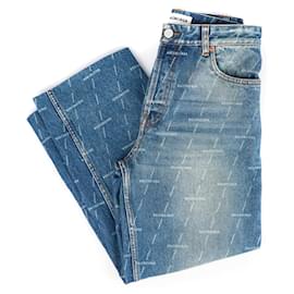 Balenciaga-BALENCIAGA  Trousers T.International S Denim - Jeans-Blue