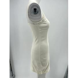 Versace Jeans Couture-VERSACE JEANS COUTURE  Dresses T.IT 40 Polyester-White