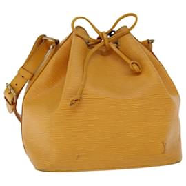 Louis Vuitton-LOUIS VUITTON Epi Petit Noe Shoulder Bag Tassili Yellow M44109 LV Auth 43407-Other