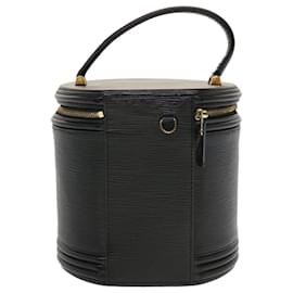 Louis Vuitton-LOUIS VUITTON Epi Cannes Hand Bag Black M48032 LV Auth bs5640-Black