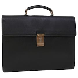 Prada-PRADA Hand Bag Safiano Leather Black Auth ar9575-Black