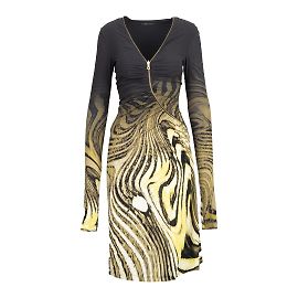 Robe imprimée Animalier de Roberto Cavalli Multicolore