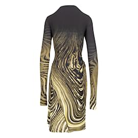 Roberto Cavalli-Roberto Cavalli Animalier Print Dress with Front Zipper-Multiple colors