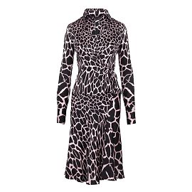 Set camicia e gonna con stampa giraffa Roberto Cavalli Multicolore