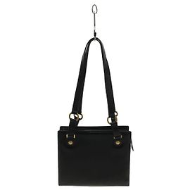 **Gianni Versace Black Handbag Black