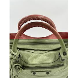 Balenciaga-Pink Lambskin City-Pink