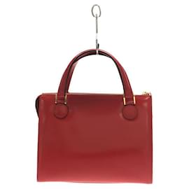 Gianni Versace-**Gianni Versace Red Leather Shoulder Bag-Red