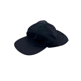 Hermès-HERMES Chapeaux & bonnets à enfiler T.International M Synthétique-Bleu Marine