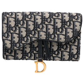 Dior Blue Oblique Saddle Gürteltasche Blau