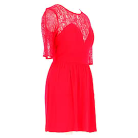 Sandro-Robe-Fuschia