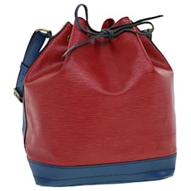 Louis Vuitton-LOUIS VUITTON Borsa a spalla bicolore Epi Noe Blu Rosso M44084 LV Auth ai652-Rosso,Blu