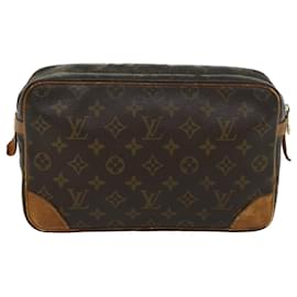 Louis Vuitton-Louis Vuitton Monogram Compiegne 28 Clutch Bag M51845 LV Auth 43621-Monogram