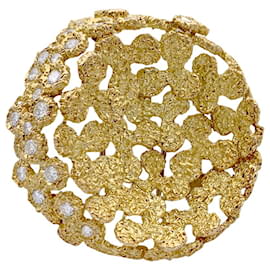 Fred-Fred brooch, yellow gold, diamants.-Other