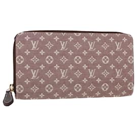 Louis Vuitton-LOUIS VUITTON Monogram Idylle Zippy Wallet Lange Geldbörse Sepia M63011 Auth 43783-Andere