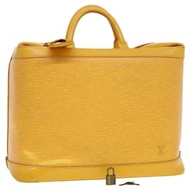 Louis Vuitton-LOUIS VUITTON Epi Cruiser Bag 40 Boston Bag SPO Yellow LV Auth 42905-Yellow