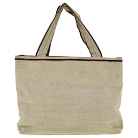 Prada-PRADA Hand Bag Canvas Gray Auth bs5598-Grey