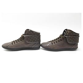 LOUIS VUITTON Stellar line High-top sneakers Shoes 36 Brown