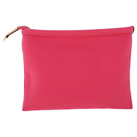Louis Vuitton-LOUIS VUITTON Antigua Pochette Plat PM Pouch Pink Rose M40068 LV Auth 42984-Pink