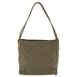Prada-PRADA Shoulder Bag Nylon Khaki Auth cl556-Khaki
