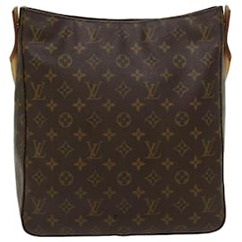 Louis Vuitton-Bolsa de ombro M LOUIS VUITTON Monogram Looping GM51145 Autenticação de LV 42978-Monograma